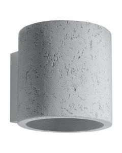 Beton Up down Wandleuchte Grau, Amely
