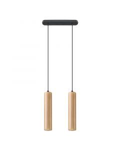 Holz Pendelleuchte Braun, Francina
