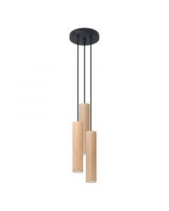 Holz Pendelleuchte Braun, Francina