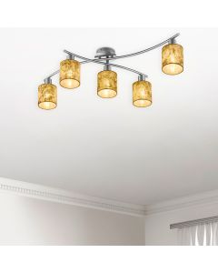 Schwarze Deckenlampe Modern, Kyan