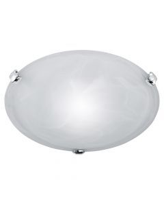 Nickel Deckenlampe Glas, Filia