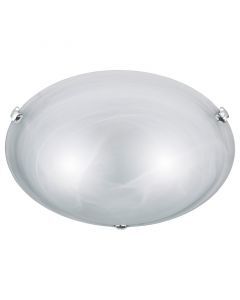 Weiße Deckenlampe Glas, Filia