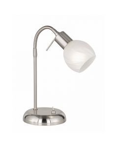 Nickel Mini Einbaustrahler Modern, Benita, mit Schalter
