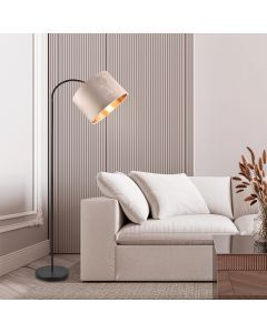 Beige Bogenlampe Modern, Ercan