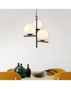 Weiße Pendelleuchte Modern, Silkis