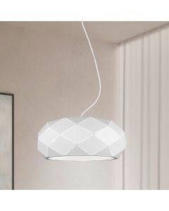 Weiße Pendelleuchte Modern, Soloro