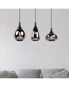 Schwarze Pendelleuchte Design, Sybren