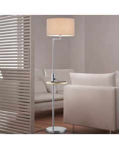 Graue Stehlampe Modern, Logiso