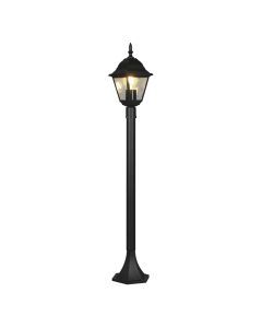 Schwarze Mastleuchte Antik, Lavina, IP44