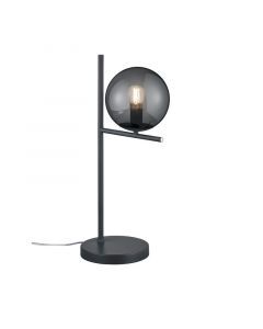 Anthrazit Tischleuchte Modern, Silkis, mit Schalter