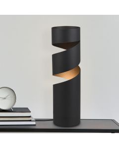 Schwarze Tischleuchte Design, Marouan, mit Schalter