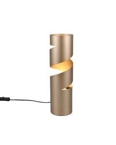 Braune Tischleuchte Design, Marouan, mit Schalter