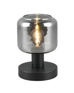 Graue Tischleuchte Design, Lahcen