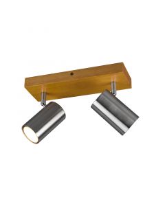 Nickel Deckenstrahler Modern, Kaso