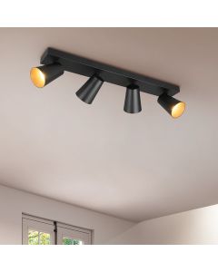 Schwarze Deckenstrahler Modern, Rawien