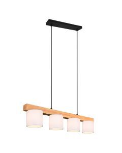 Holz Pendelleuchte Braun, Keltoum