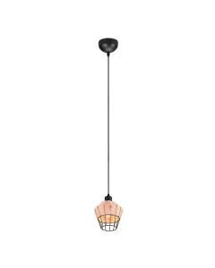 Rattan Pendelleuchte Braun, Mirne