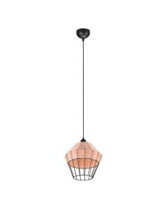 Rattan Pendelleuchte Braun, Mirne