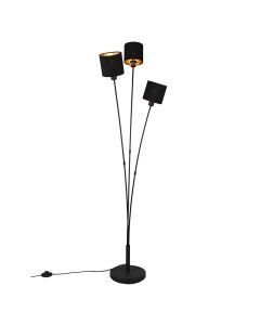 Schwarze Stehlampe Modern, Koge, mit Schalter