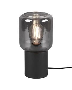 Schwarze Tischleuchte Modern, Gail, mit Schalter