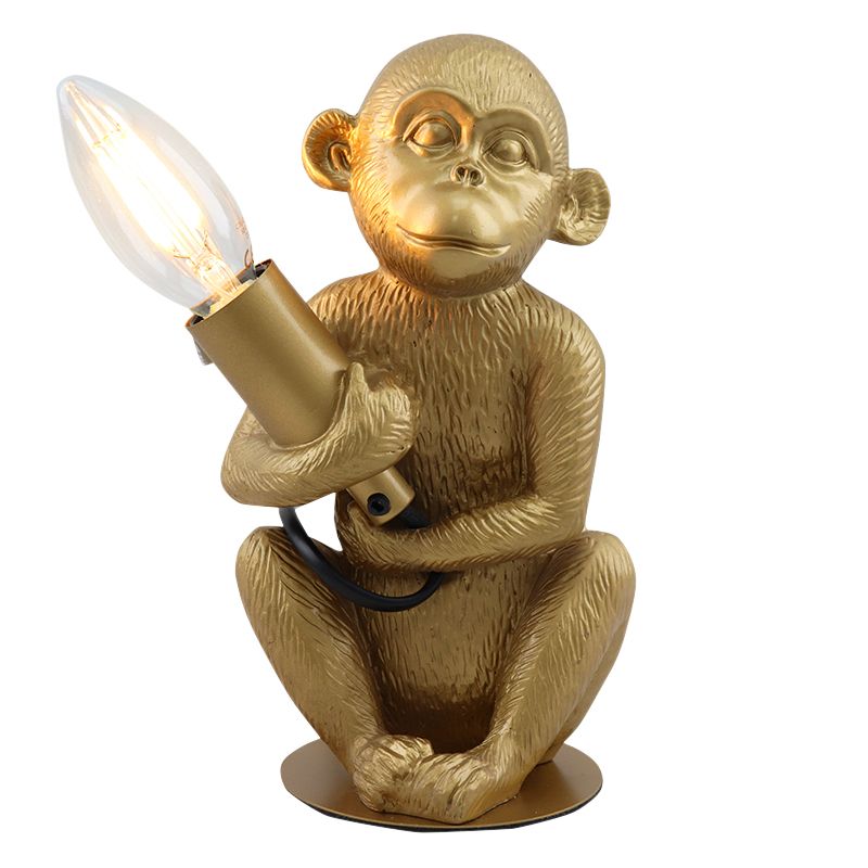 Lampe Affe Gold