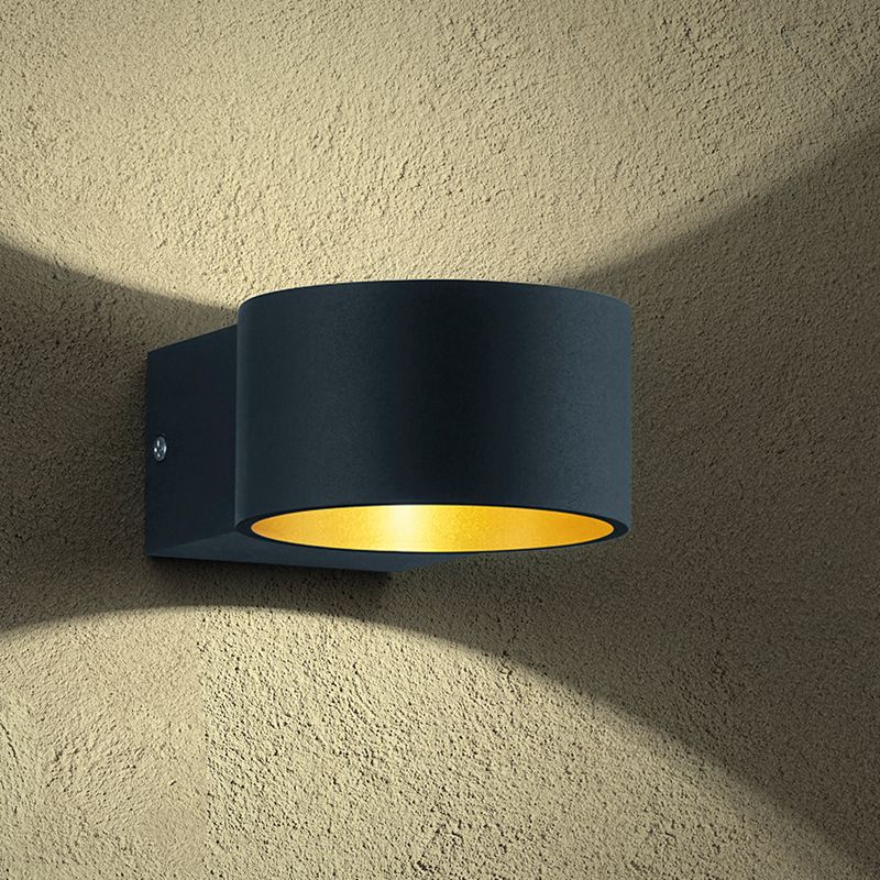 LED Außen Wandleuchte, Anthrazit, Up-Down-Licht, IP54, 18 Cm X 7 Cm