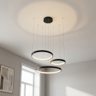 Design Pendelleuchte Schwarz, Giorgio, 60W, 2700K LED