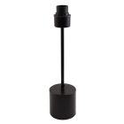 Aluminium Tischlampe ohne Schirm Schwarz, Rika, mit Schalter