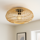 Landhaus Deckenlampe Braun, Emilio