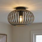 Industrielle Deckenlampe Grau, Lieve