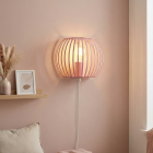 Industrielle Wandleuchte Rosa, Lieve, mit Schalter