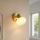 Design Wandstrahler Weiß, Skip, mit Schalter