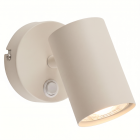Moderne Wandstrahler Beige, Elena, mit Schalter