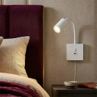 Moderne Wandstrahler Weiß, Tibor, mit Schalter