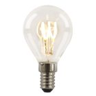 Dimmbare Olucia E14 LED-Filament Lampe Tuelo, P45, 4W, 2700K