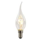 Dimmbare Olucia E14 LED-Kerzenlampe Tuelo, 2W, 2700K