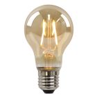 Dimmbare Olucia E27 LED-Filament Lampe Yona, Bernstein, A60, 2W, 2200K