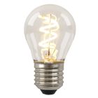 Dimmbare Olucia E27 LED-Filament Lampe Tuelo, P45, 4W, 2700K