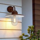 Antik Außenleuchte Rostfarbe, Maxx, IP44