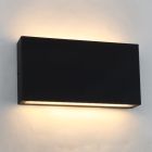 Moderne Außenleuchte Schwarz, Cailey, 10W, 3000K LED, IP54