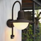 Antik Außen Wandleuchte mit Bewegungsmelder Rostfarbe, Rolin, IP54