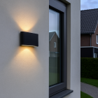 Moderne Außenleuchte Schwarz, Cailey, 10W, 3000K LED, IP54