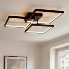 Moderne Deckenleuchte Schwarz, Giorgio, 38W, 2700K LED