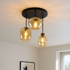 Moderne Deckenleuchte Bernstein, Caia