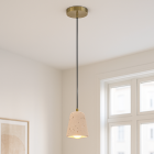 Marmor Pendelleuchte Beige, Claes