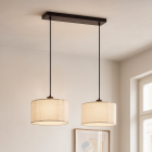 Landhaus Pendelleuchte Beige, Loulou