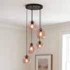 Moderne Pendelleuchte Rosa, Caia