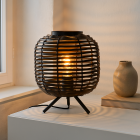 Industrielle Tischleuchte Schwarz, Pinar, mit Schalter