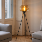 Retro Stehlampe Bernstein, Sean, mit Schalter