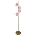 Design Stehlampe Rosa, Remo, mit Schalter